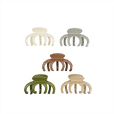 1- مشبك شعر كبير الحجم بلاستيك بتصميم اخطبوط